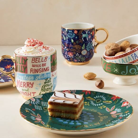 Danielle Kroll Making Spirits Bright Bowl - Picture 3 of 6